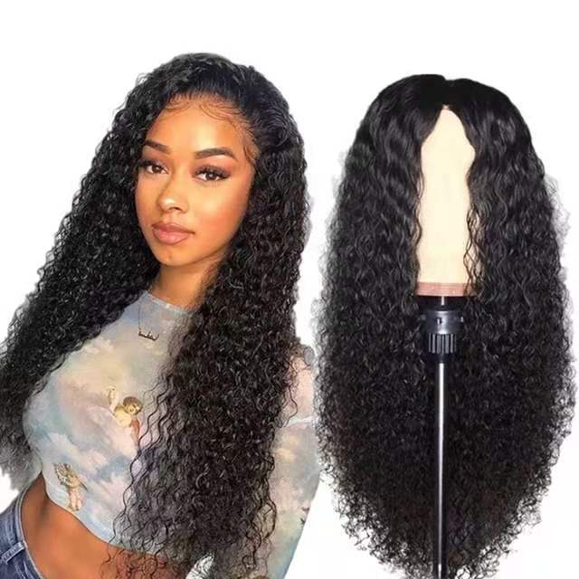 Front Lace Chemical Fiber Long Curly Hair European And American Wig Headgear Front Lace Chemical Fiber Long Curly Hair European And American Wig Headgear